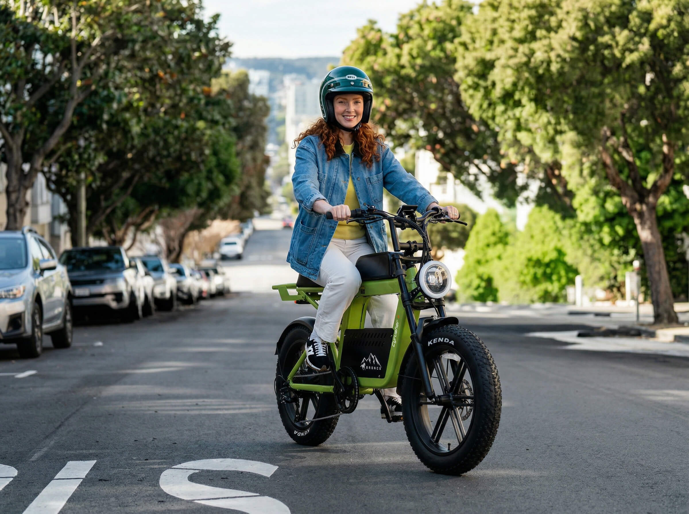 Cyrusher Bronco Moped-Style Electric Bike