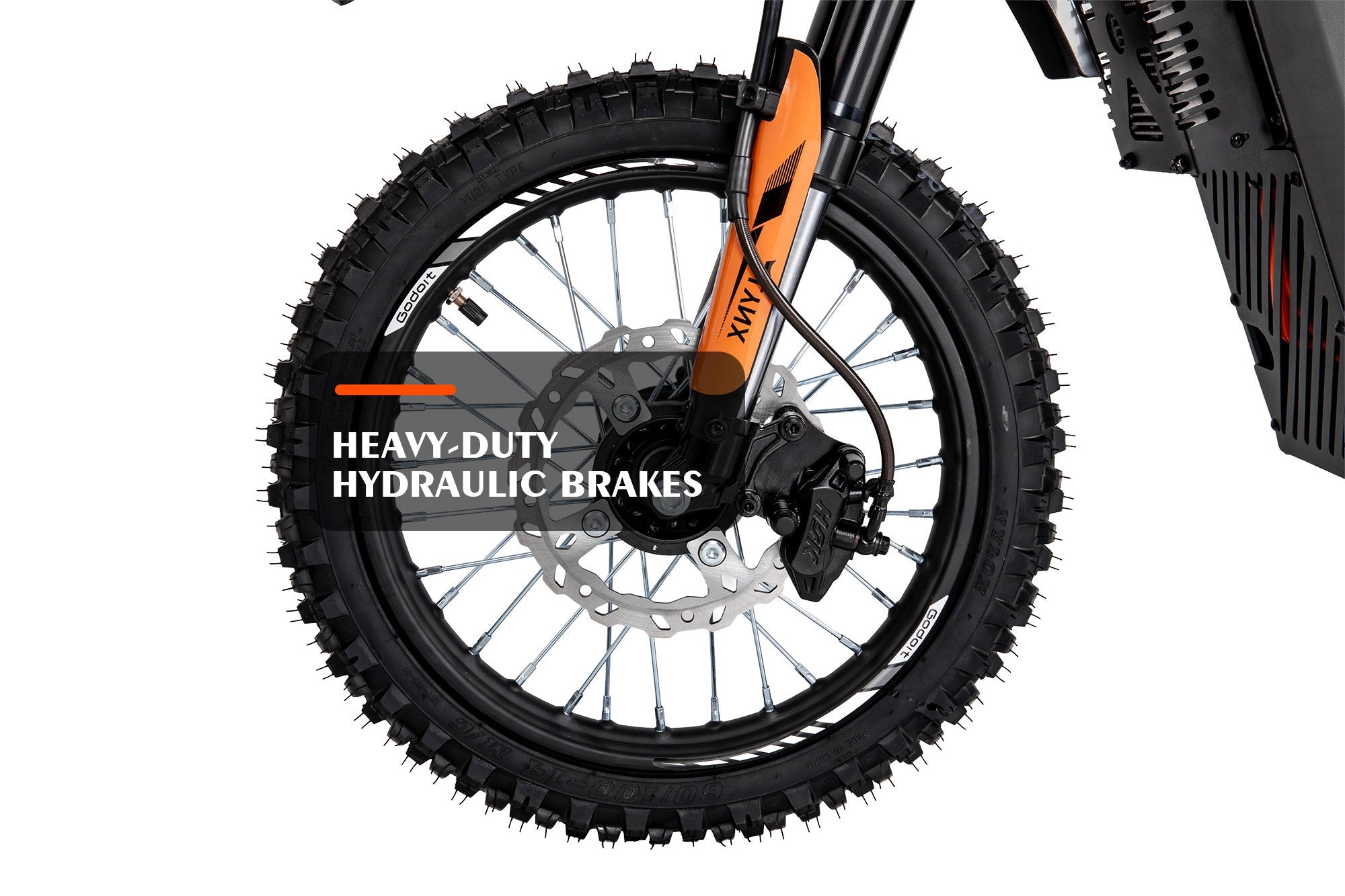 Cyrusher Lynx Electric Dirt Bike Lightweight Easy Control-brake