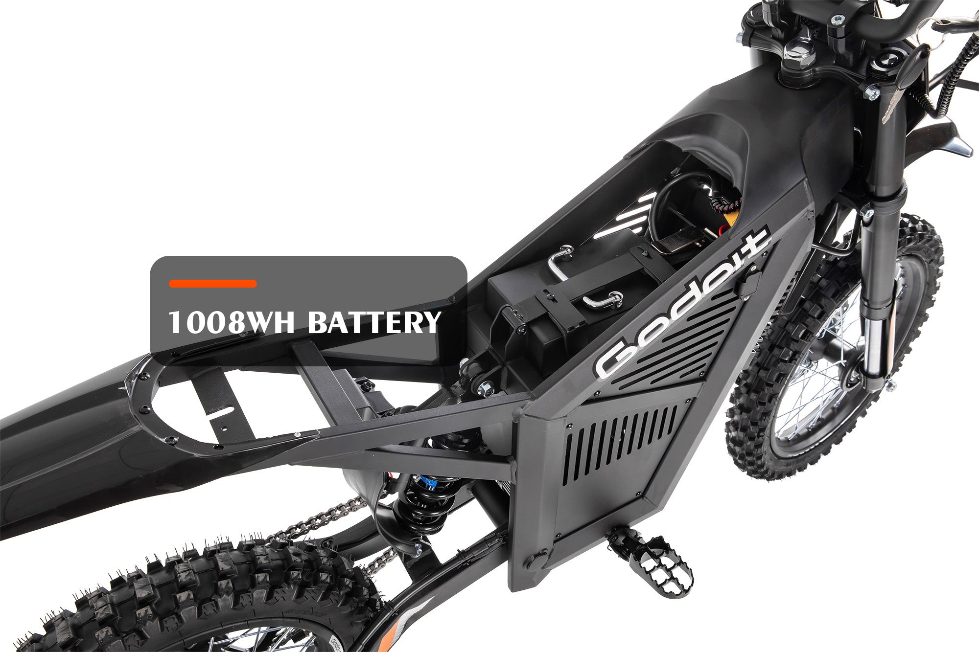 Cyrusher Lynx Electric Dirt Bike Lightweight Easy Control-battery