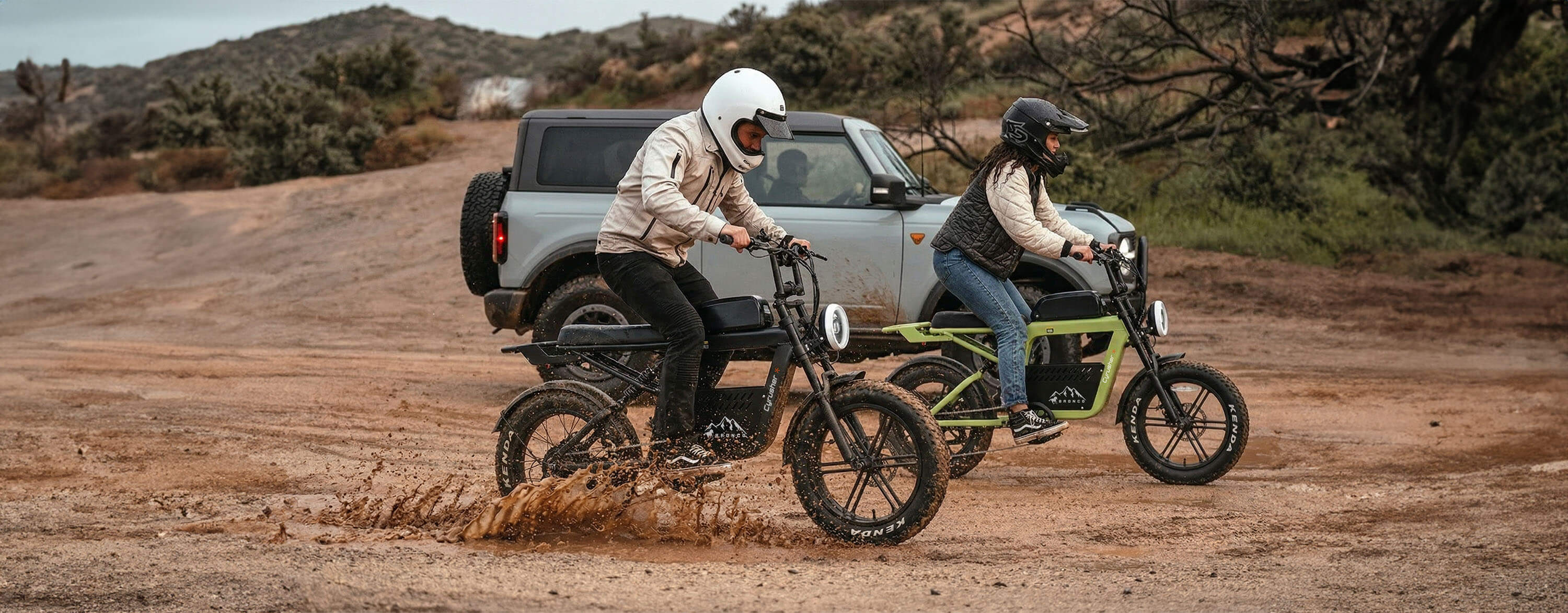 Cyrusher Bronco Moped-Style Electric Bike